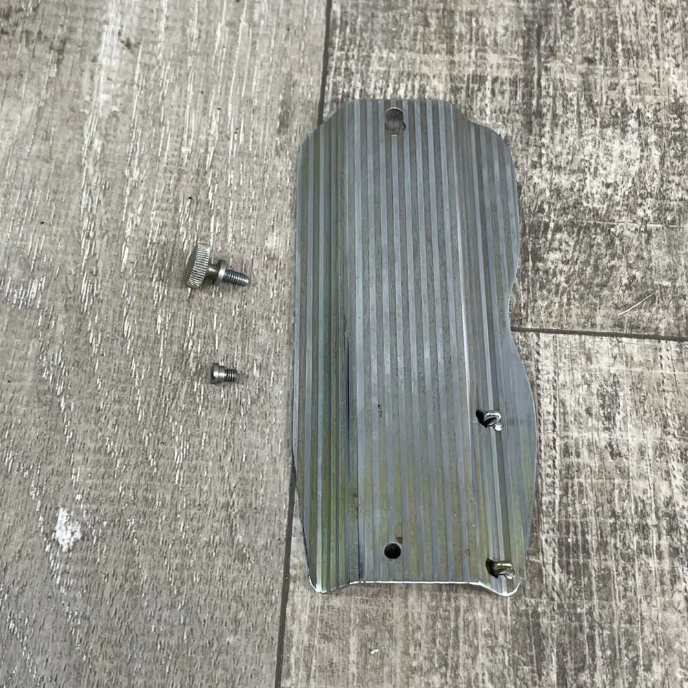 Original Singer 206k Sewing Machine Pin Striped Front Nose Cover Plate
